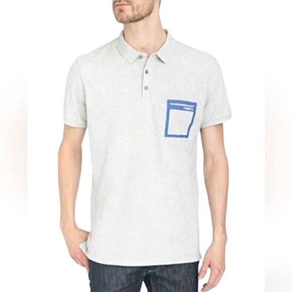 NWT Marc by Marc Jacobs Polo Shirt in Grey Melange XS - Picture 1 of 5